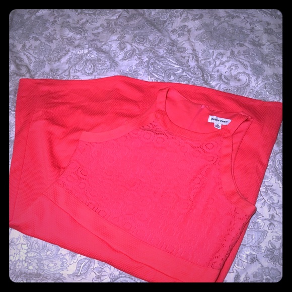 Pretty Red Dress Size 10 - Picture 1 of 5